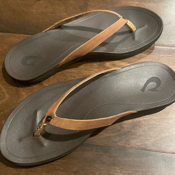 Olukai - Ho'opio Leather Flipflops NWOT - Picture 11 of 13